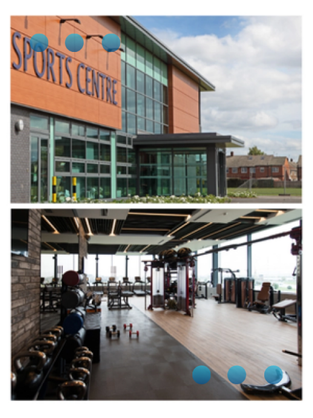 Sports centre and gym