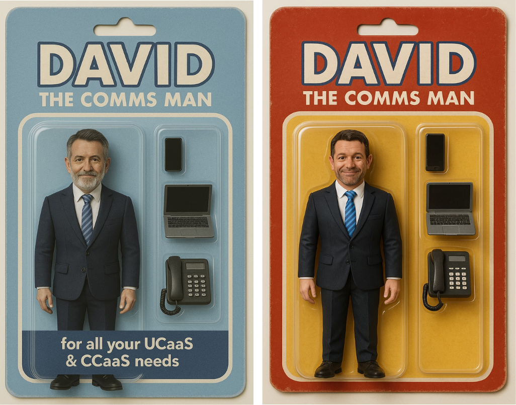 David Wardell as an AI generated action figure