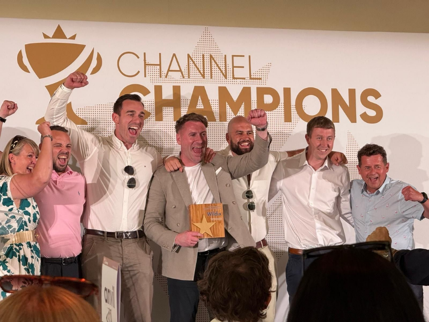 Wildix team at the Channel Championships Awards July 2025