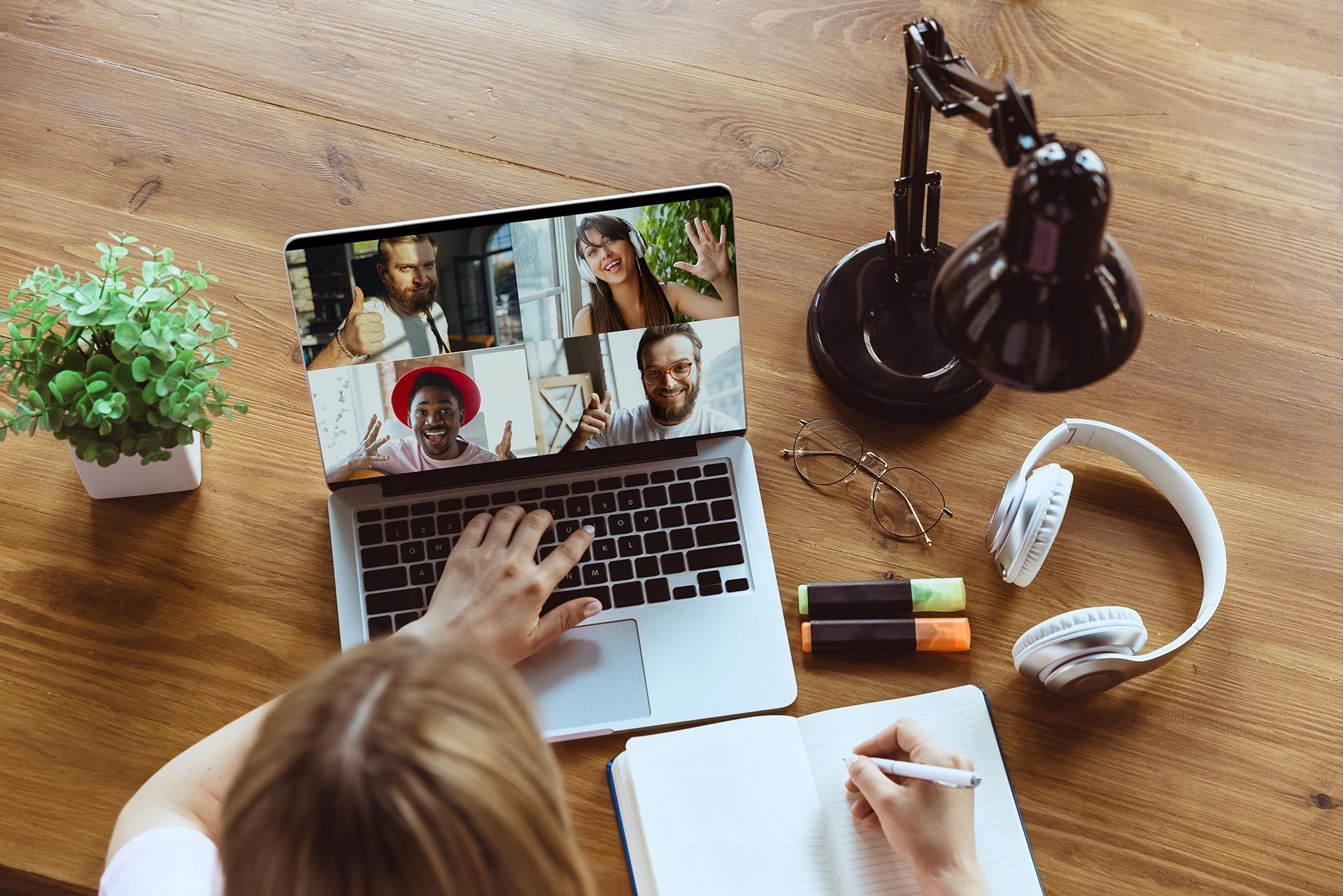 working from home video call working from home video call