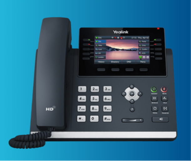 Yealink SIP-T46U photo of the handset
