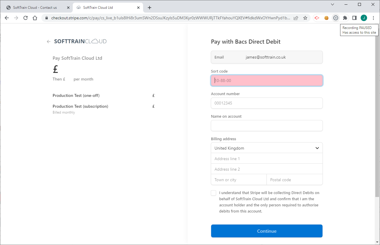 SoftTrain Cloud Call Recording Pause_Resume Controller screenshot small