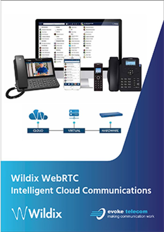 Wildix website RTC brochure cover