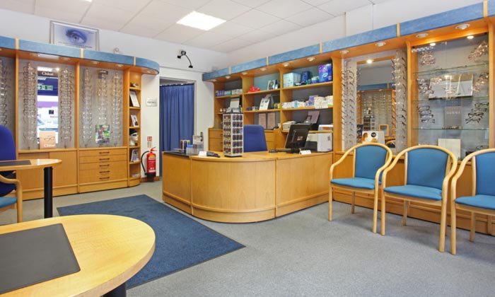 Barnett opticians interior