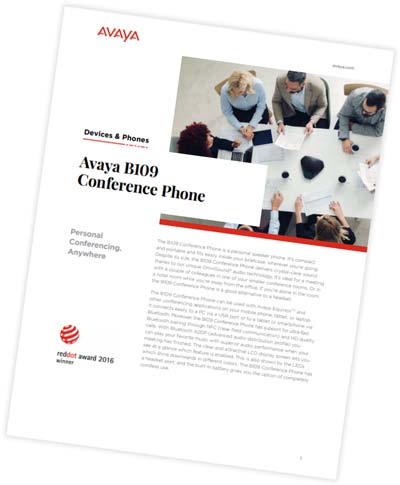 Avaya B109 brochure