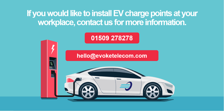 If you would like to install EV charge points at your workplace, contact us for more information