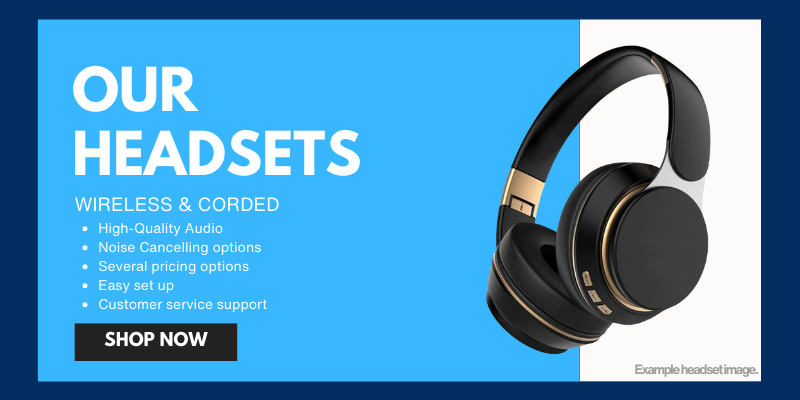 Evoke Telecom business headsets range blog post image